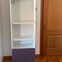 Mobile/libreria con cassetti