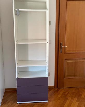 Mobile/libreria con cassetti