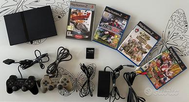 PlayStation 2 slim + 4 gichi