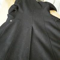 cappotto nero benetton