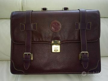 Valigetta Executive in pelle con Manico sopra