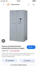 Armadio blindato
