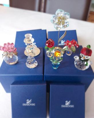 Swarovski collezione di 8 pezzi originali