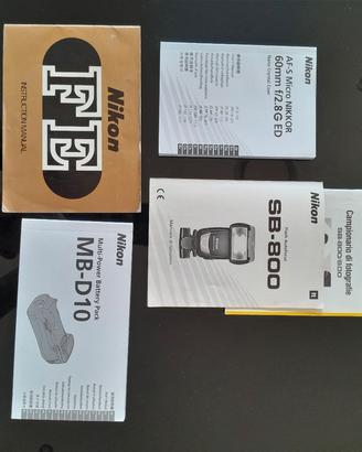 SB-800 Nikon flash istruzioni