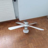 lampadario luce con ventola 