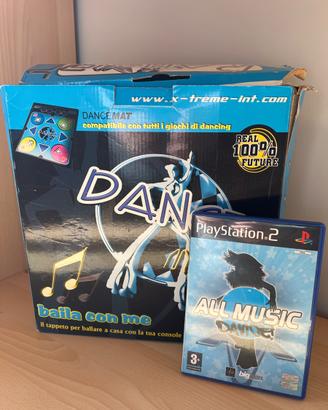 Gioco all music dance con tappeto