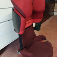 Seggiolino auto Cybex silver X-fix, rosso