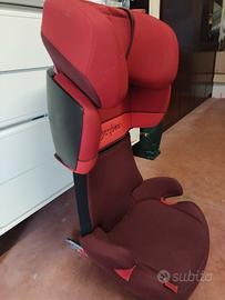 Seggiolino auto Cybex silver X-fix, rosso