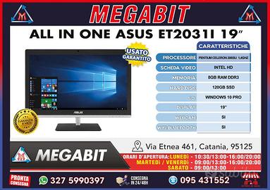 All in one asus et2031i 19" - usato