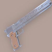 Hellsing – .454 Casull Alucard Cosplay Tampato 3d