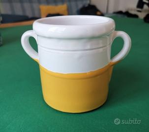 Tazza "capasa" ceramica artigianale h. 12 d. 10 cm