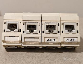 Vimar Idea Prese rete RJ45 art 16365 bianche