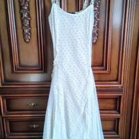 Abito estivo lungo  in tulle floreale taglia 44
