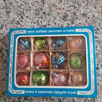 Palline di natale vetro soffiato anni ‘60