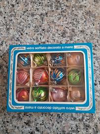 Palline di natale vetro soffiato anni ‘60