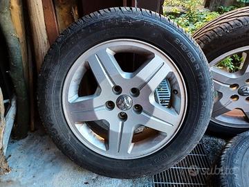 4 cerchi lega 17" e gomme Dodge Caliber, Jeep