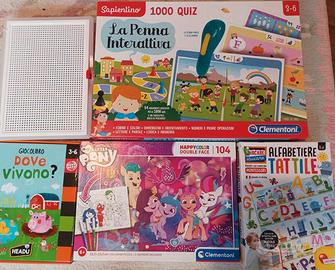 Giochi 3-6 anni (sapientino e altri)