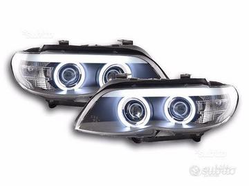 Fari Xenon BMW X5 E53 Anteriori LED Angel Eyes
