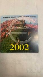 Prima serie euro san marino fior di conio 2002