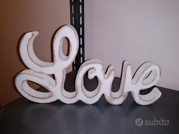 SHABBY SCRITTA LOVE