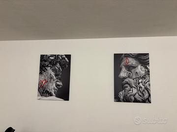 Quadri su tela David+Zeus-80x100 cm