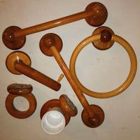 Accessori bagno in legno