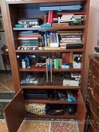 libreria legno massello seminuova