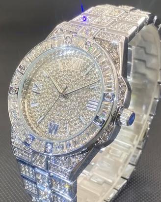 Orologio brillantinato