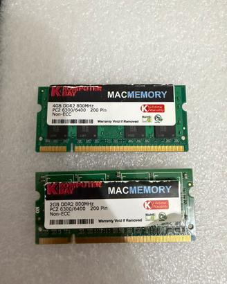 SoDimm IMac 4+2Gb tot 6Gb
