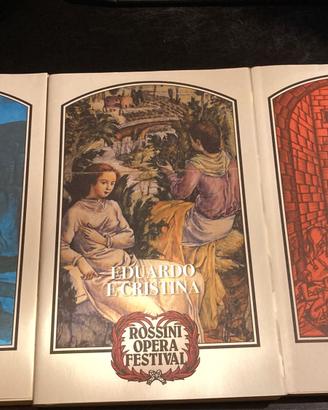 3 libretti d'opera ufficiali Fondazione Rossini