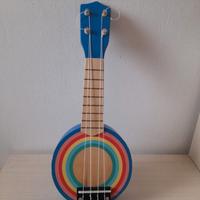 Ukulele / chitarra giocattolo in legno per bambini