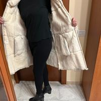 Cappotto pelliccia nappato taglia L