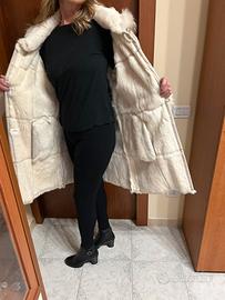 Cappotto pelliccia nappato taglia L