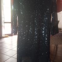 Vestito nero Brillantinato (ancora con etichetta)
