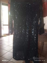 Vestito nero Brillantinato (ancora con etichetta)