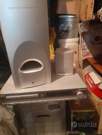 dvd Lg con 5 casse+1 subwoofer