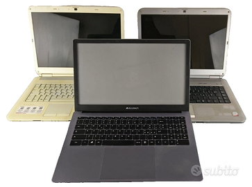 Lotto 3 Notebook Sony Microtech non funzionante