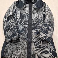 Cappotto Desigual Imbottito Grigio e Nero