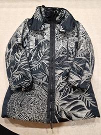 Cappotto Desigual Imbottito Grigio e Nero