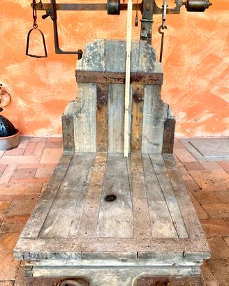 Bilancia vintage in legno