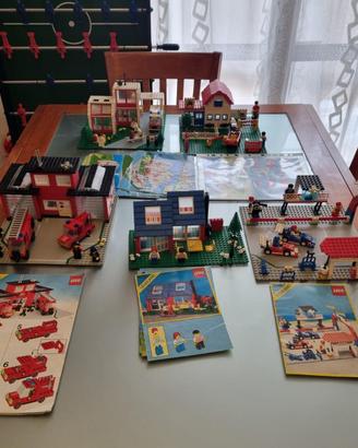 lego city anni 80 90 ospedale ranch home stazione