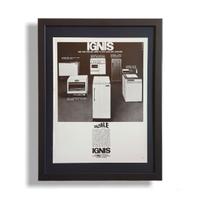 Pubblicità originale poster quadro vintage IGNIS