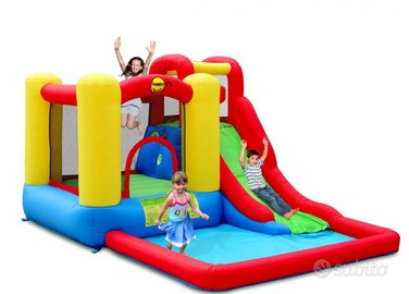 Gonfiabile Happy Hop con scivolo e area salto