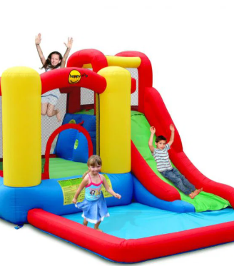 Gonfiabile Happy Hop con scivolo e area salto