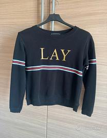 Felpa nera- LAY