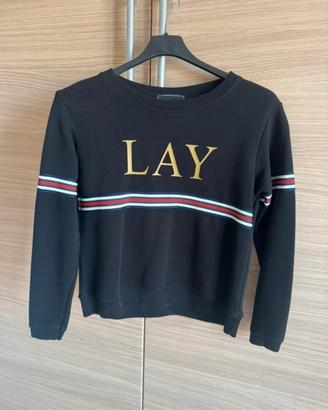 Felpa nera- LAY