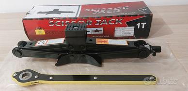 Cric a pantografo per autoveicoli da 1 T / 1000 Kg