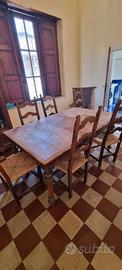 tavolo e 6 sedie