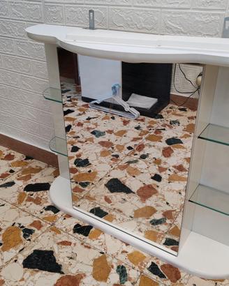 Mobile specchio bagno con led