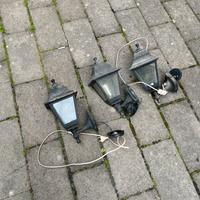 3 lampade da esterno